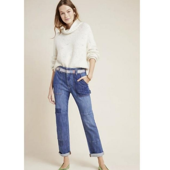 Anthropologie Denim - Anthropologie Pilco and the Letterpress Patchwork Embroidered Jeans